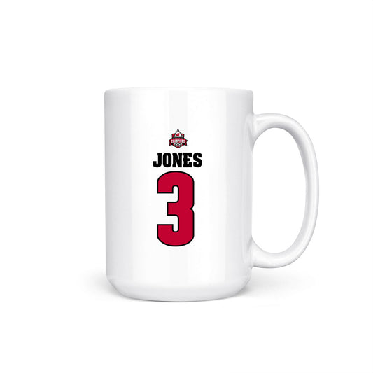 Wisconsin - NCAA Women's Ice Hockey : Mackenzie Jones - 2026 National Champions Coffee Mug-0