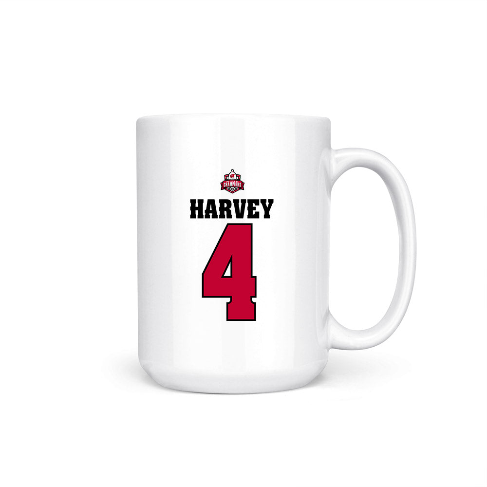 Wisconsin - NCAA Women's Ice Hockey : Caroline Harvey - 2026 National Champions Coffee Mug-0