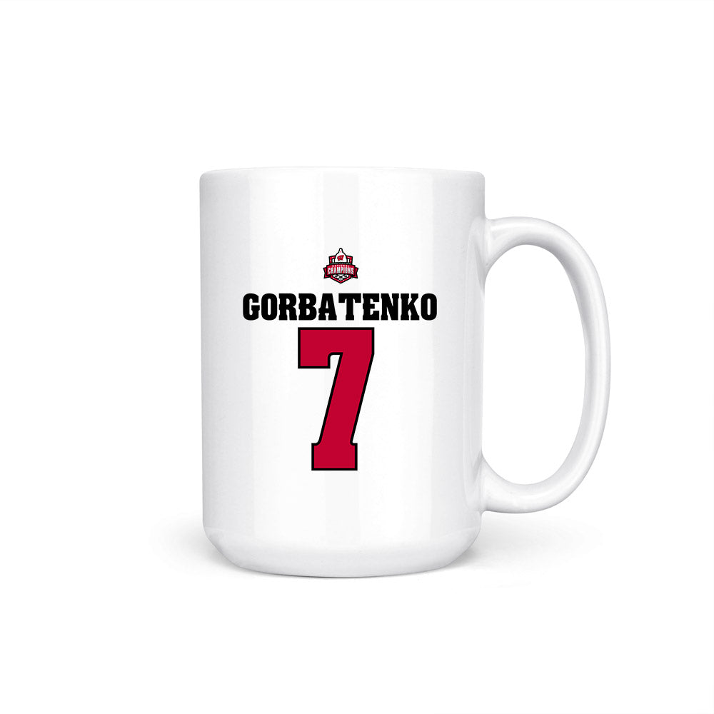 Wisconsin - NCAA Women's Ice Hockey : Kelly Gorbatenko - 2026 National Champions Coffee Mug-0