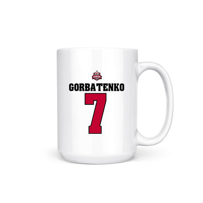 Wisconsin - NCAA Women's Ice Hockey : Kelly Gorbatenko - 2026 National Champions Coffee Mug-0