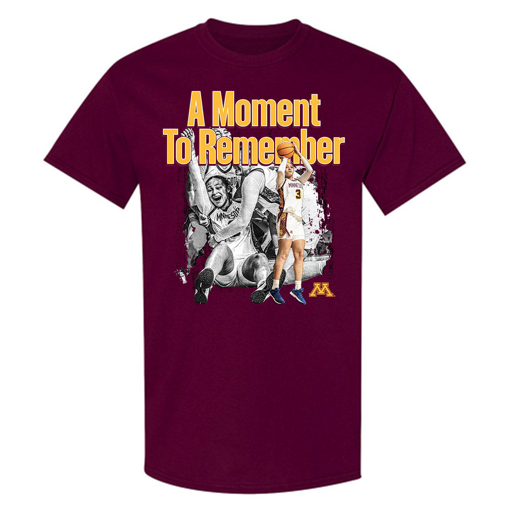 Minnesota - NCAA Women's Basketball : Amaya Battle - A Moment To Remember T-Shirt-0