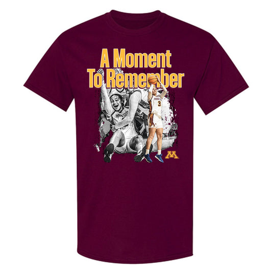 Minnesota - NCAA Women's Basketball : Amaya Battle - A Moment To Remember T-Shirt-0