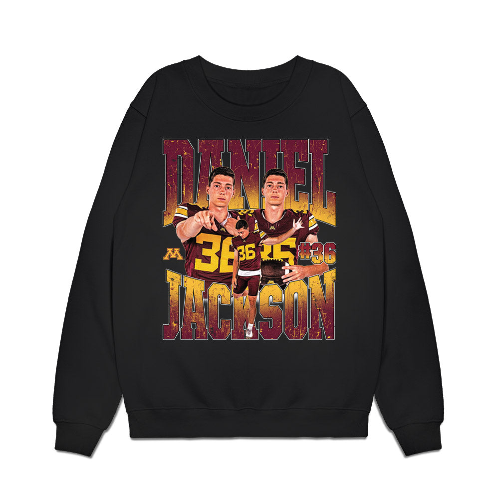 Minnesota - NCAA Football : Daniel Jackson - Collage Premium Crewneck Sweatshirt-0