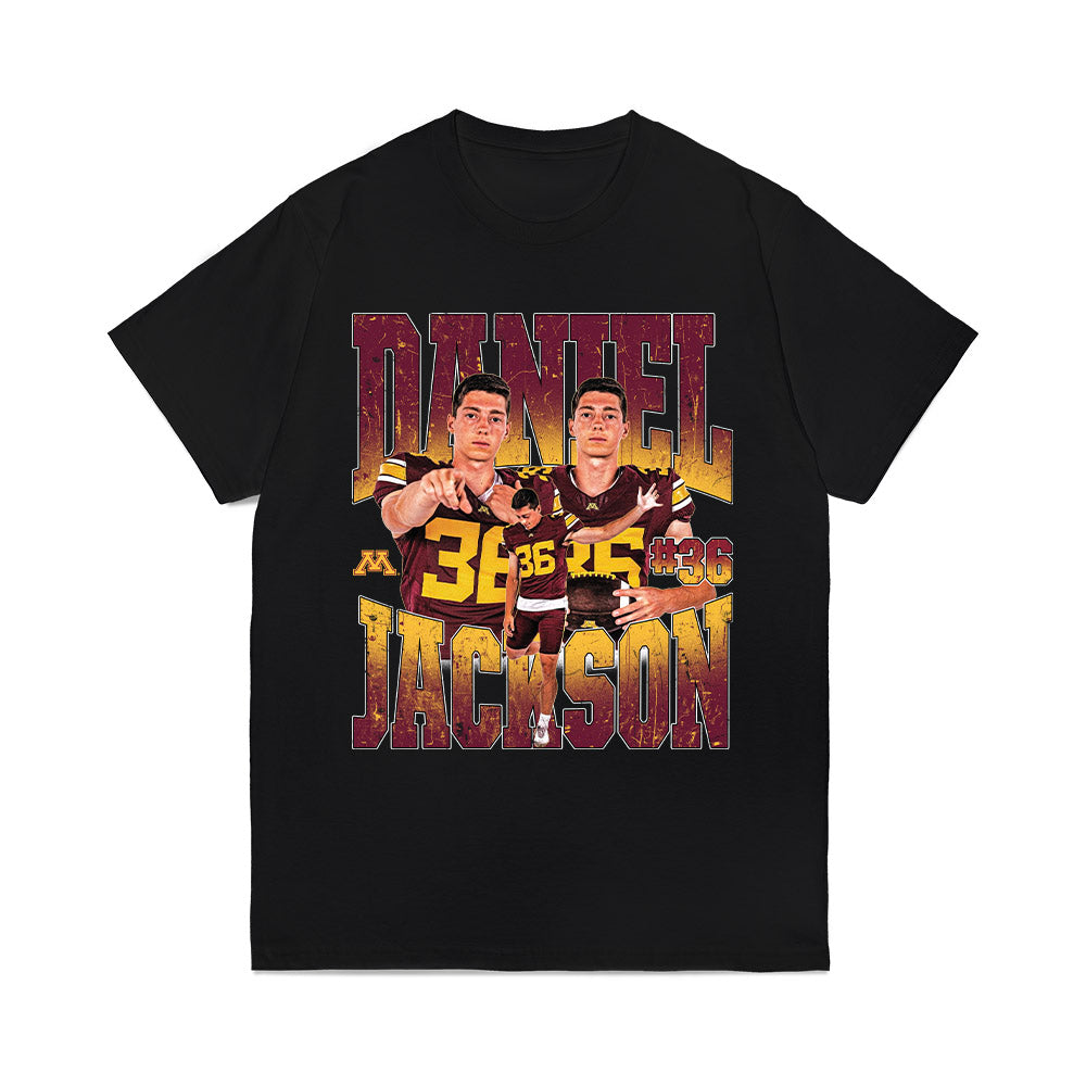 Minnesota - NCAA Football : Daniel Jackson - Collage Comfort Colors T-Shirt-0