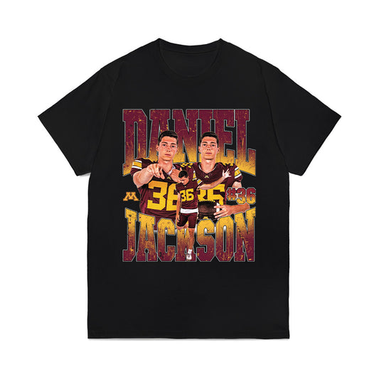 Minnesota - NCAA Football : Daniel Jackson - Collage Comfort Colors T-Shirt-0