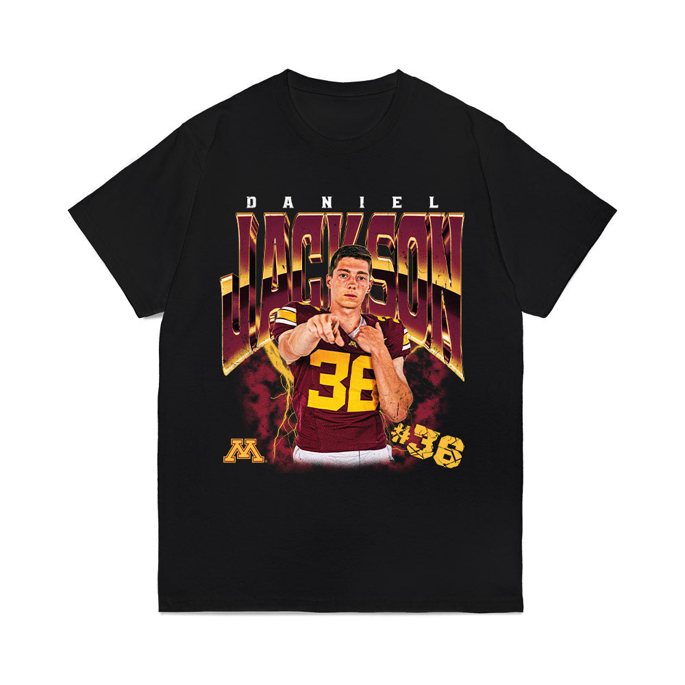 Minnesota - NCAA Football : Daniel Jackson - Collage Comfort Colors T-Shirt-0