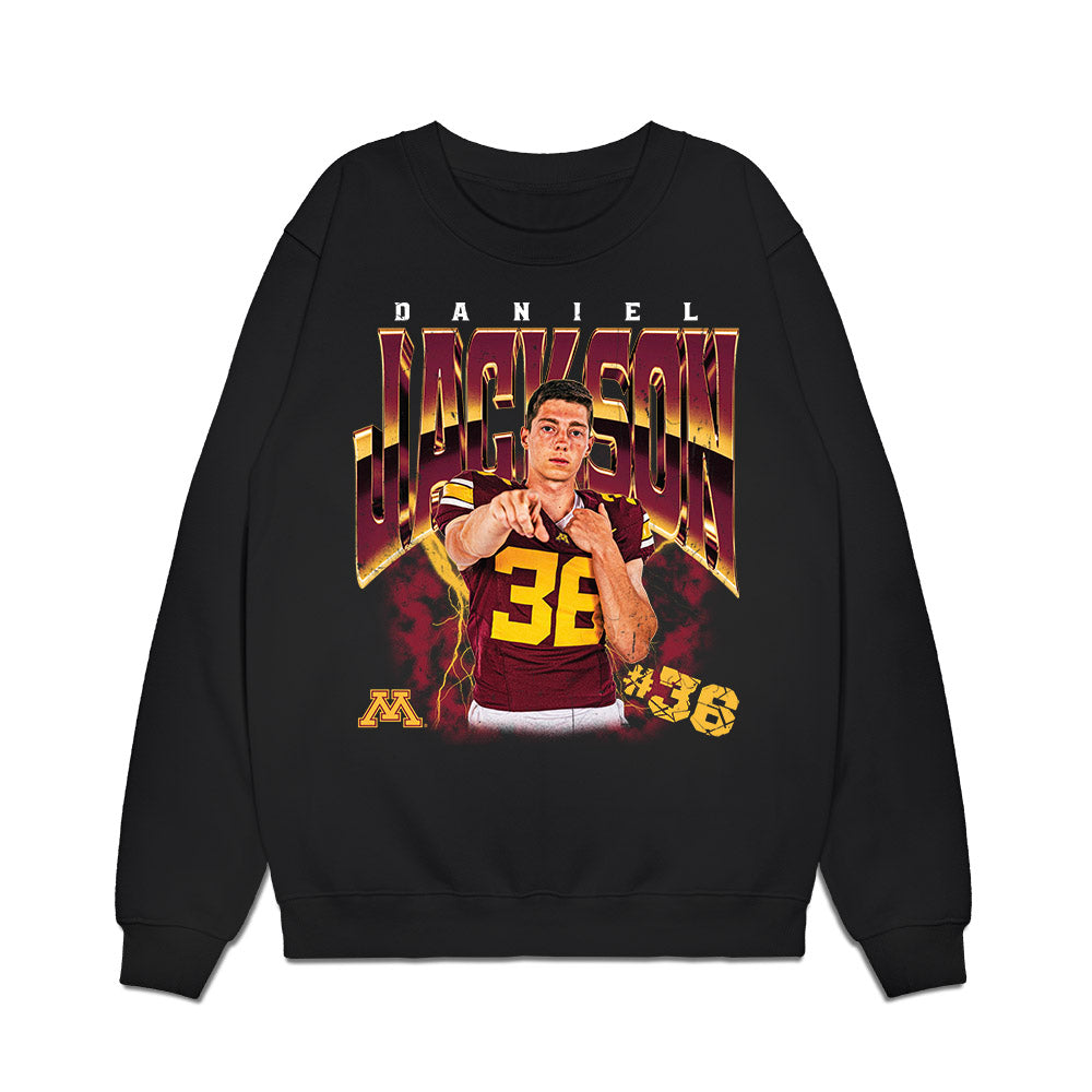 Minnesota - NCAA Football : Daniel Jackson - Collage Premium Crewneck Sweatshirt-0