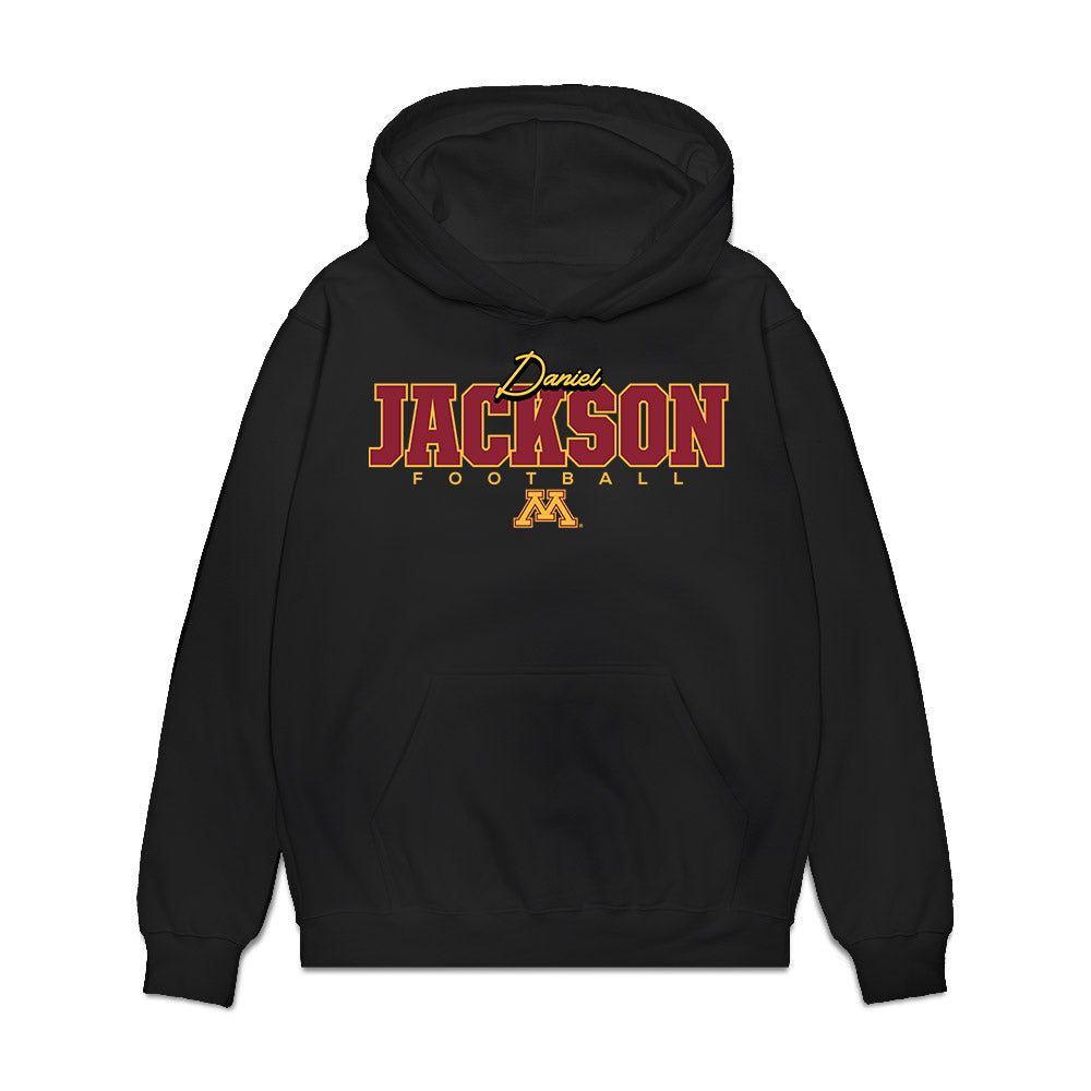 Minnesota - NCAA Football : Daniel Jackson - Shersey Premium Hooded Sweatshirt-0