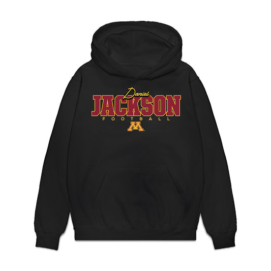 Minnesota - NCAA Football : Daniel Jackson - Shersey Premium Hooded Sweatshirt-0
