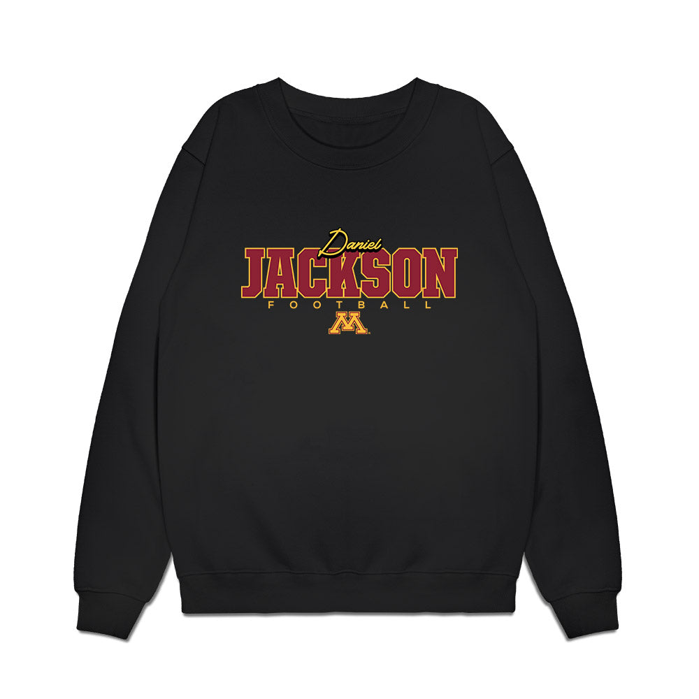 Minnesota - NCAA Football : Daniel Jackson - Shersey Premium Crewneck Sweatshirt-0