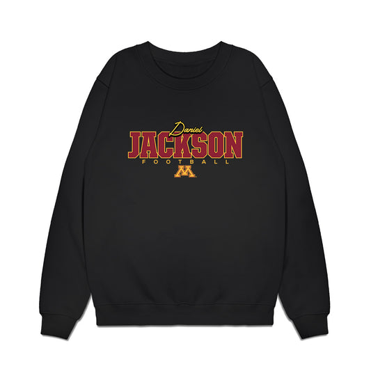 Minnesota - NCAA Football : Daniel Jackson - Shersey Premium Crewneck Sweatshirt-0