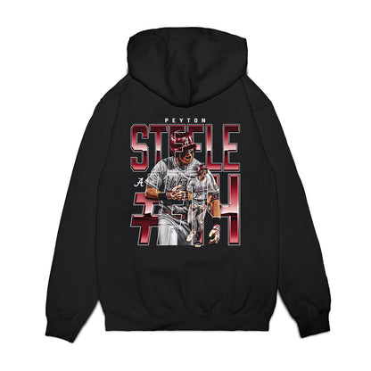 Alabama - NCAA Baseball : Peyton Steele - Collage Premium Hooded Sweatshirt-1