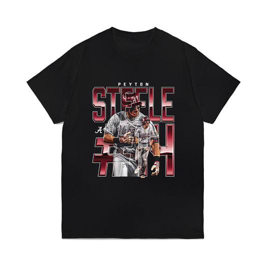 Alabama - NCAA Baseball : Peyton Steele - Collage Comfort Colors T-Shirt-0