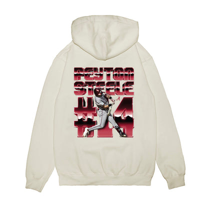 Alabama - NCAA Baseball : Peyton Steele - Collage Premium Hooded Sweatshirt-1