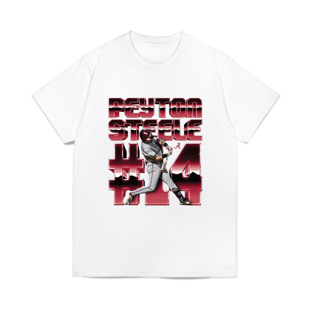 Alabama - NCAA Baseball : Peyton Steele - Collage Comfort Colors T-Shirt-0