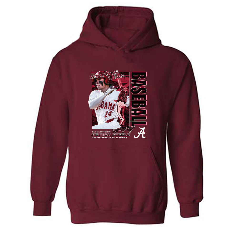 Alabama - NCAA Baseball : Peyton Steele - Classic Shersey Hooded Sweatshirt-0