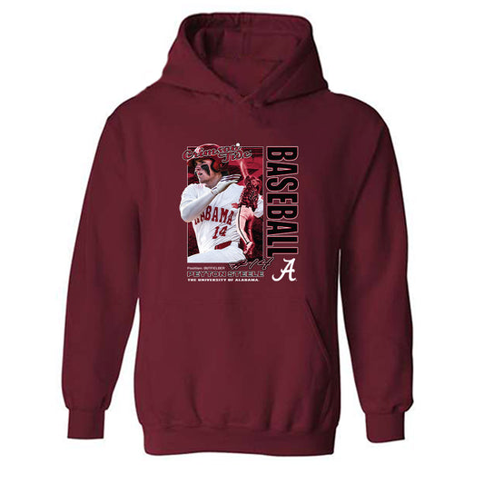 Alabama - NCAA Baseball : Peyton Steele - Classic Shersey Hooded Sweatshirt-0