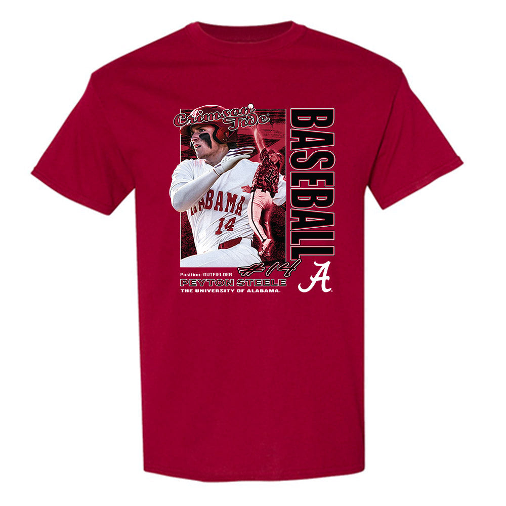 Alabama - NCAA Baseball : Peyton Steele - Classic Shersey T-Shirt-0