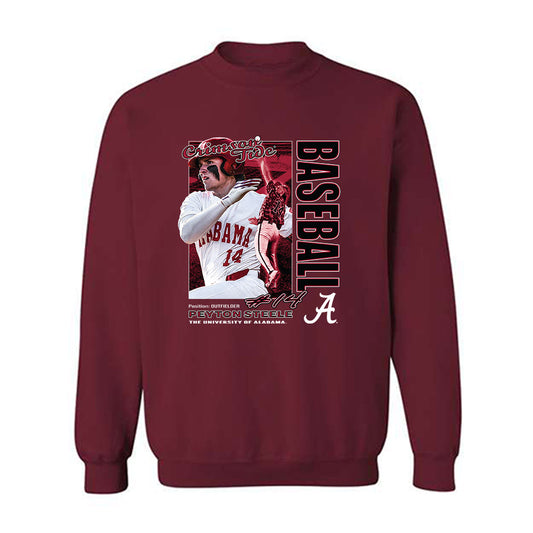 Alabama - NCAA Baseball : Peyton Steele - Classic Shersey Crewneck Sweatshirt-0