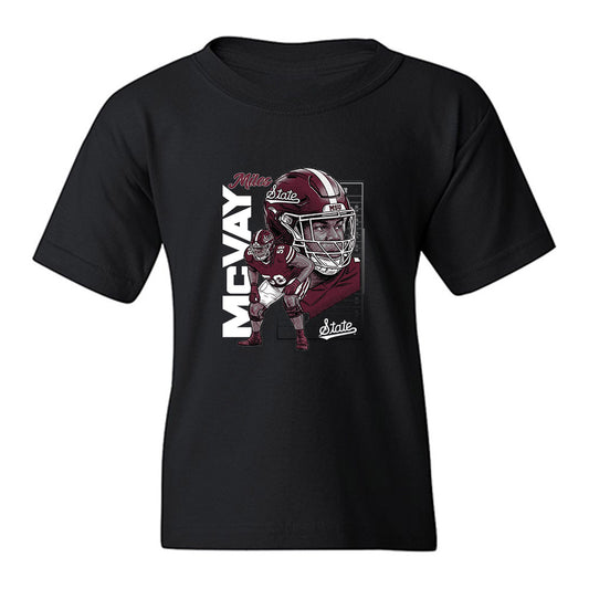 Mississippi State - NCAA Football : Miles Mcvay - Collage Youth T-Shirt-0