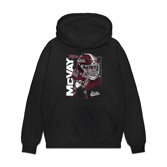 Mississippi State - NCAA Football : Miles Mcvay - Collage Premium Hooded Sweatshirt-0