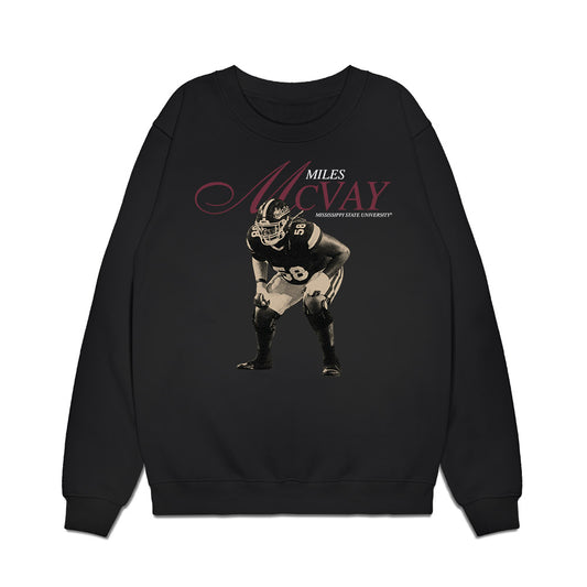 Mississippi State - NCAA Football : Miles Mcvay - Legacy Premium Crewneck Sweatshirt-0