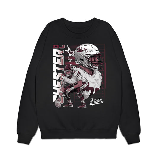 Mississippi State - NCAA Football : Dj Chester - Collage Premium Crewneck Sweatshirt-0