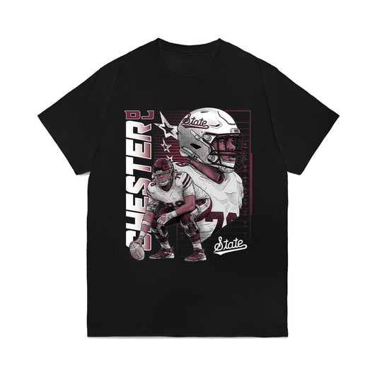 Mississippi State - NCAA Football : Dj Chester - Collage Comfort Colors T-Shirt-0