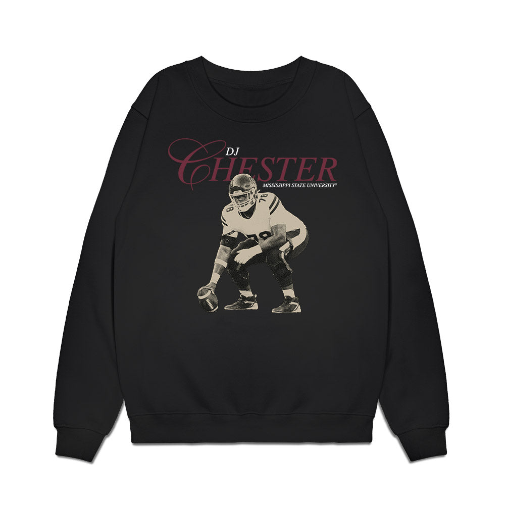 Mississippi State - NCAA Football : Dj Chester - Legacy Premium Crewneck Sweatshirt-0