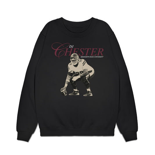 Mississippi State - NCAA Football : Dj Chester - Legacy Premium Crewneck Sweatshirt-0
