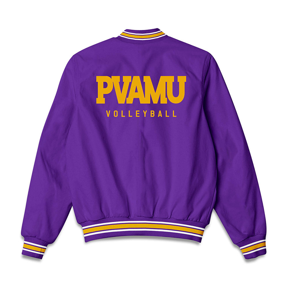 PVAMU - NCAA Women's Volleyball : Bomber Jacket-1