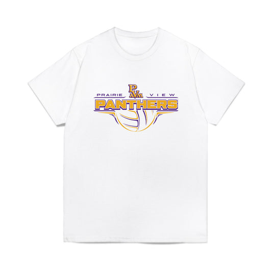 PVAMU - NCAA Womens Volleyball : Standard Retail Comfort Colors T-Shirt-0