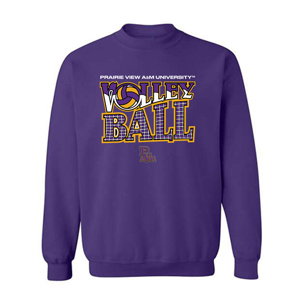 PVAMU - NCAA Womens Volleyball : Standard Retail Crewneck Sweatshirt-0