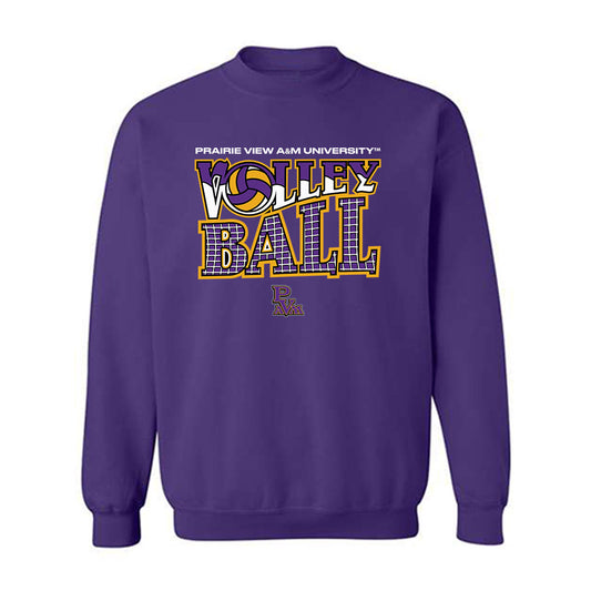 PVAMU - NCAA Womens Volleyball : Standard Retail Crewneck Sweatshirt-0