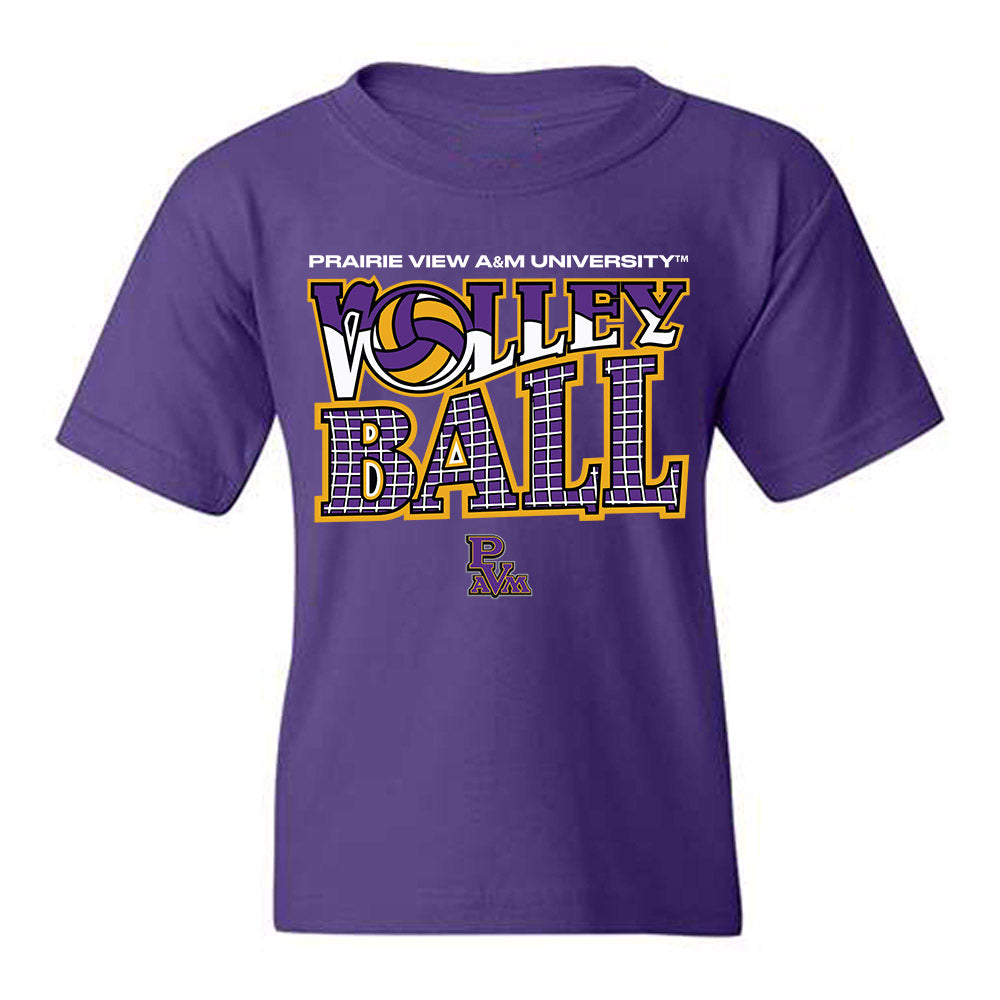 PVAMU - NCAA Womens Volleyball : Standard Retail Youth T-Shirt-0