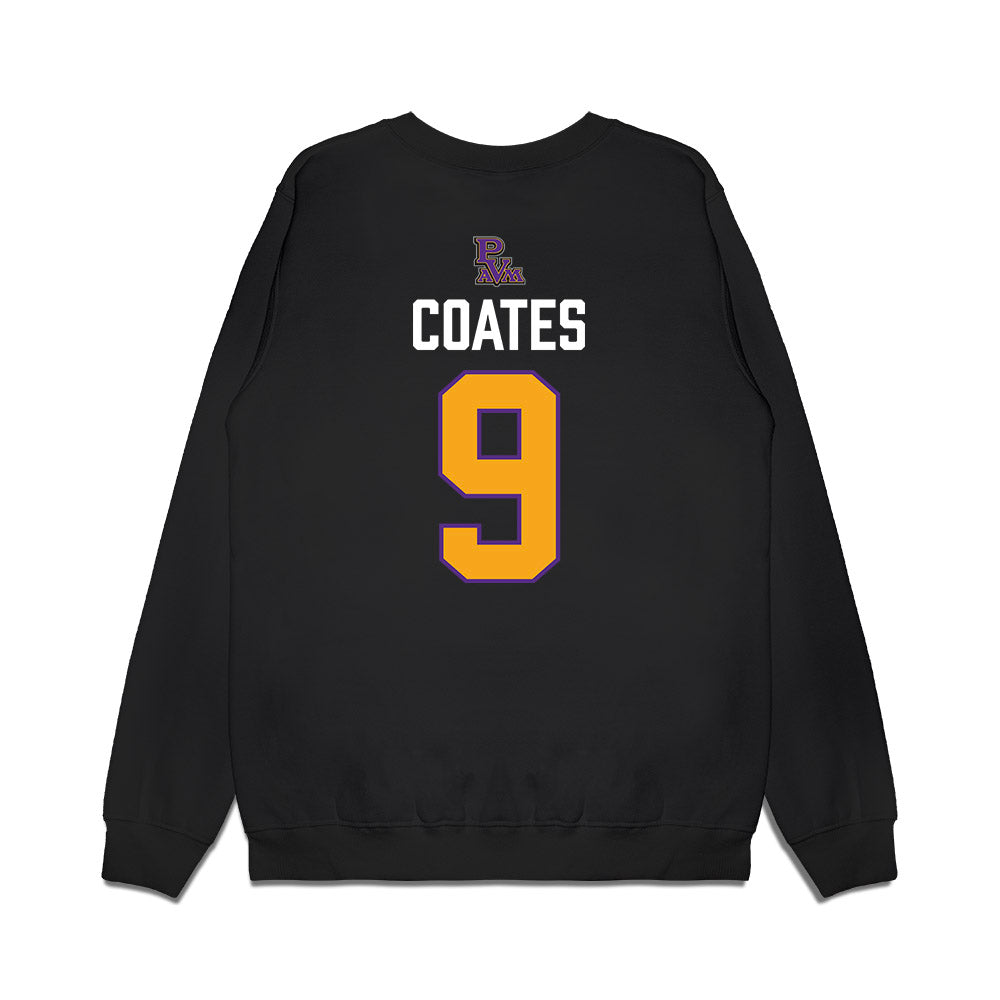 PVAMU - NCAA Women's Volleyball : Jade Coates - Graphic Premium Crewneck Sweatshirt-1