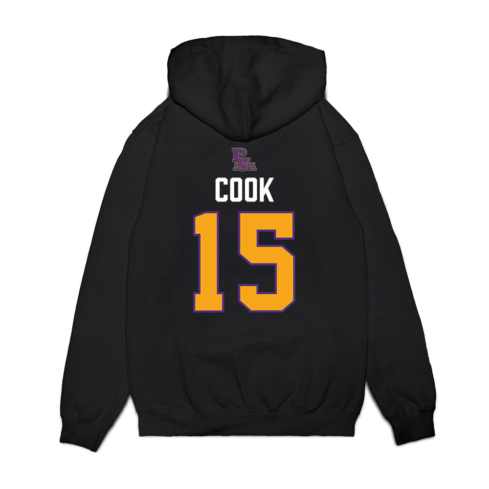 PVAMU - NCAA Women's Volleyball : Carrington Cook - Graphic Premium Hooded Sweatshirt-1