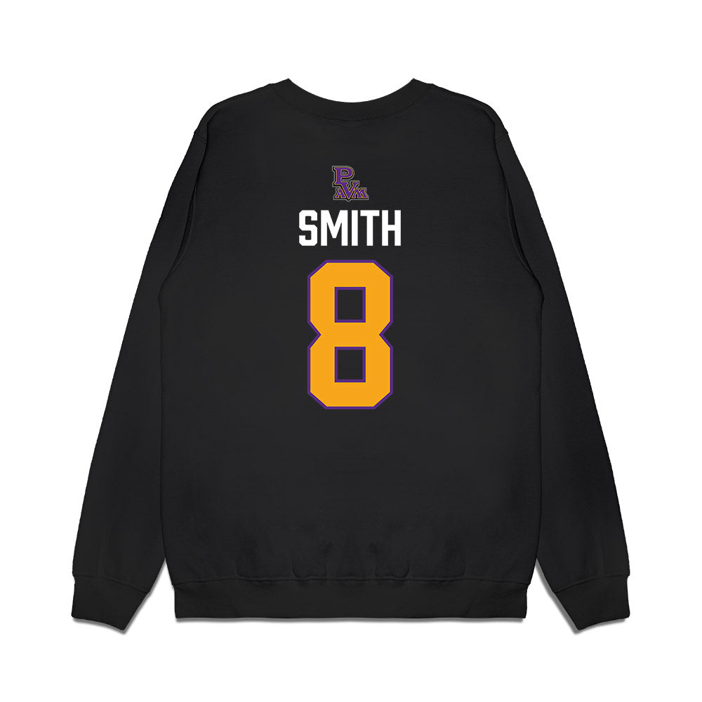 PVAMU - NCAA Women's Volleyball : Jade Smith - Graphic Premium Crewneck Sweatshirt-1