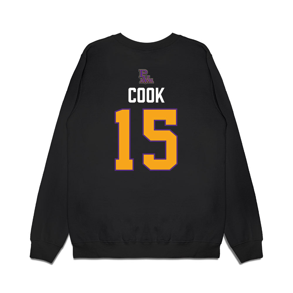 PVAMU - NCAA Women's Volleyball : Carrington Cook - Graphic Premium Crewneck Sweatshirt-1