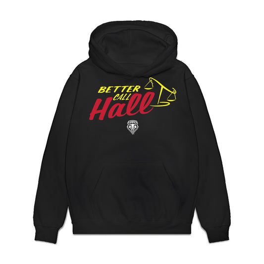 New Mexico - NCAA Men's Basketball : Jake Hall - Premium Hooded Sweatshirt-0