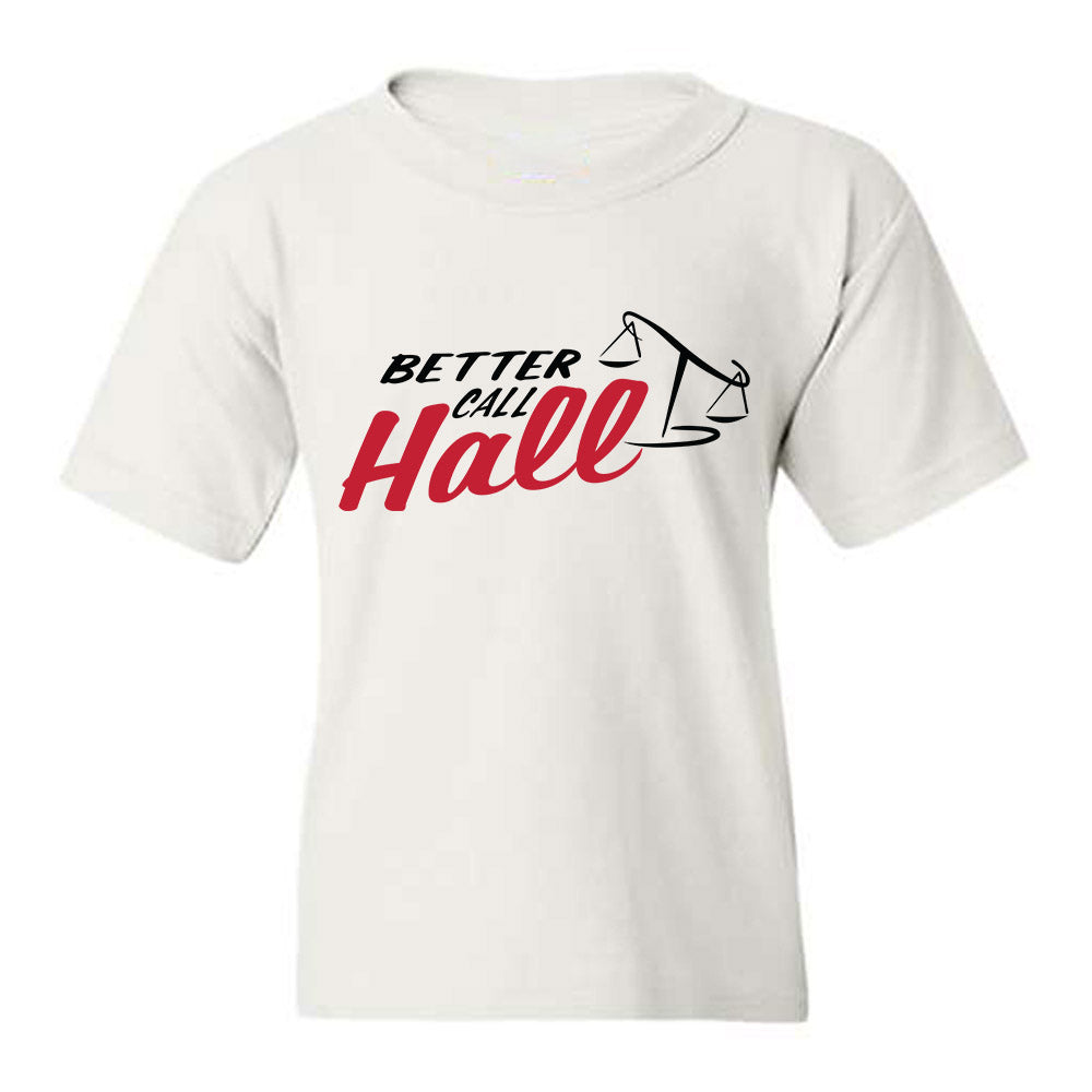 New Mexico - NCAA Men's Basketball : Jake Hall - Youth T-Shirt-0