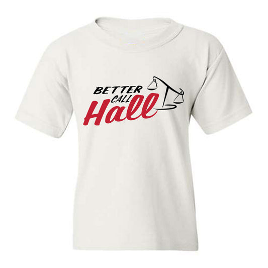 New Mexico - NCAA Men's Basketball : Jake Hall - Youth T-Shirt-0