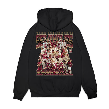 FSU - NCAA Baseball : Team Collage Premium Hooded Sweatshirt-1