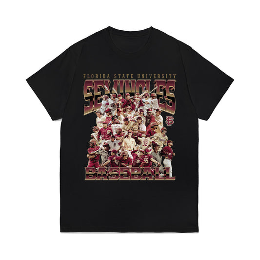 FSU - NCAA Baseball : Team Collage Comfort Colors T-Shirt-0