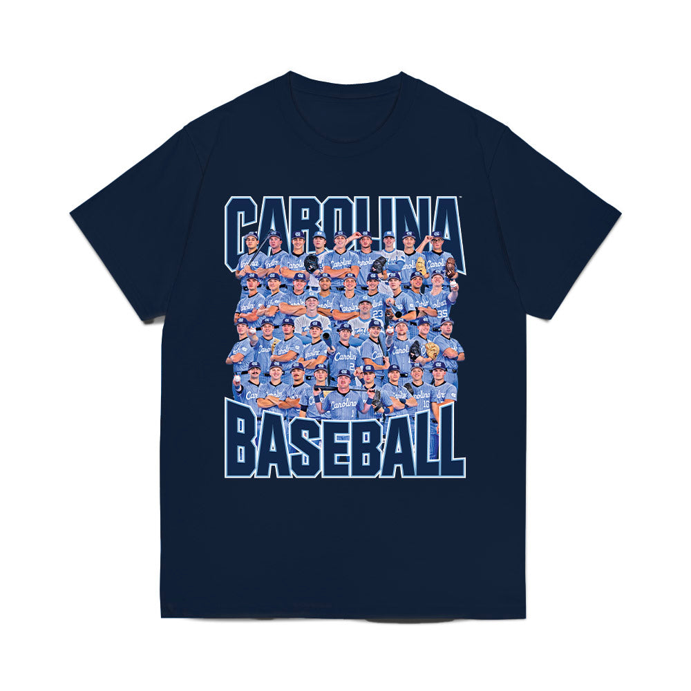 UNC - NCAA Baseball : Team Collage Comfort Colors T-Shirt-0