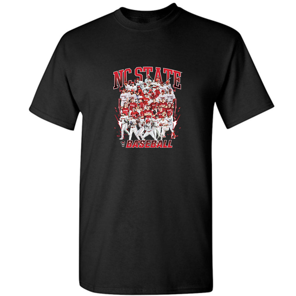 NC State - NCAA Baseball : Team Collage T-Shirt-0