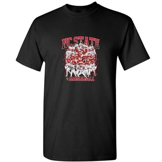 NC State - NCAA Baseball : Team Collage T-Shirt-0