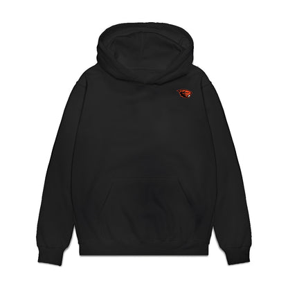 Oregon State - NCAA Baseball : '25-'26 Team Collage Premium Hooded Sweatshirt-0