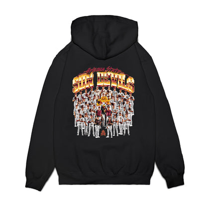 Arizona State - NCAA Baseball : Team Collage Premium Hooded Sweatshirt-1