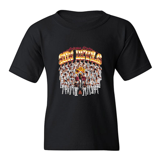 Arizona State - NCAA Baseball : Team Collage Youth T-Shirt-0